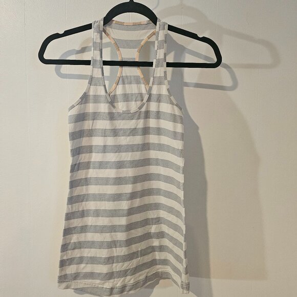 Lululemon Racerback Tank Women's Size 6 Gray - Picture 1 of 3